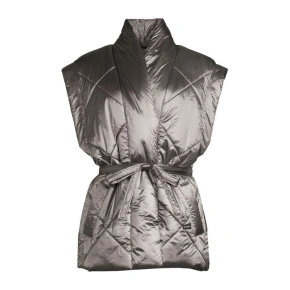 CASALL Mellow Wrap Quilt Vest šedá