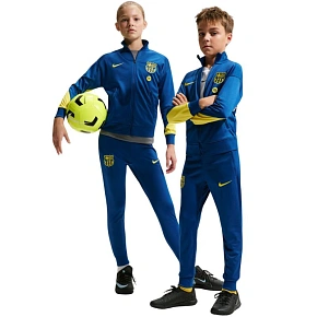 Nike FC Barcelona Strike tmavě modrá dětská tepláková souprava FZ1414 431