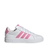 Dětské boty adidas Grand Court 3.0 white and pink HP3528