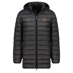 Geographical Norway pánská bunda AMIGOMAP LONG HOOD DB BLACK MEN 233 BLACK (WZ5085H/GN-NOIR)