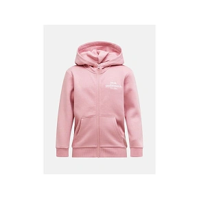 Dětská mikina PEAK PERFORMANCE Jr Original Small Logo Hood, růžová Dětská mikina PEAK PERFORMANCE Jr Original Small Logo Hood, růžová