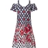 Dámské plážové šaty 16201-120-3 modré-puntík - Pastunette