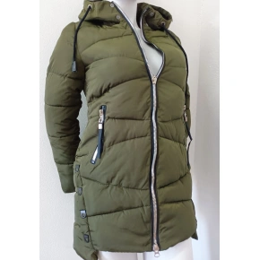 Dámská zimní bunda s kapucí ty0136 zelená - Goodlooking