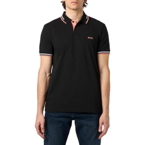 Pánská polokošile BOSS Paul NERO slim fit černá (50506193-003N)