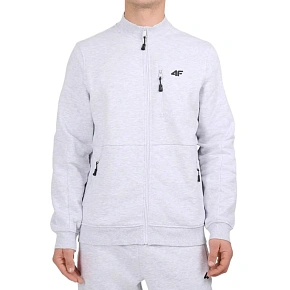 Pánská mikina 4F M2547 cool light grey melange 4FWMM00TSWSM2547 27M pánské