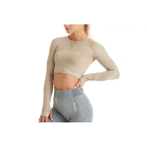 GymHero Longsleeve LONG-SAND Béžové M/L