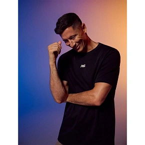 T-shirt regular gładki męski 4F | Robert Lewandowski RL9KSS26TTSHM3937-20S