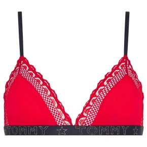 Dámská nevyztužená podprsenka Triangle Bralette Holiday UW0UW02634-XLG - Tommy Hilfiger
