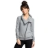 Dámská mikina na zip B071 šedá  - BEwear