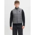 Jack&Jones pánská vesta bez rukávů JJEBRADLEY LIGHT BODYWARMER COLLAR NOO 12280973 CASTLEROCK