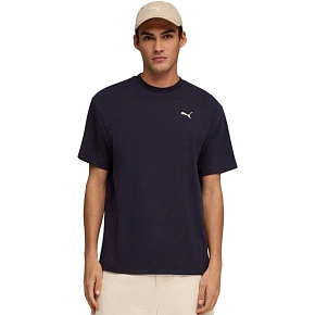Pánské tričko Puma ESS Elevated Relaxed Tee, tmavě modré, 692018 16, pánské Pánské tričko Puma ESS Elevated Relaxed Tee, tmavě modré, 692018 16, pánské