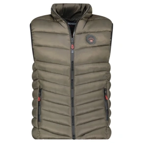 Pánská vesta vesta DB 096 M WY6178H/GN Khaki-Tmavě zelená - Geographical Norway