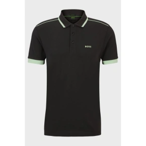 Pánská polokošile BOSS Paddy 1 Charcoal regular fit černá (50512995-016)