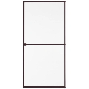 MOSKYTIÉRA NA DVEŘE ALU 100X215 HNĚDÁ BASIC PLUS