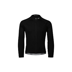 Cyklistická mikina POC M's Thermal Lite LS Jersey, černá Cyklistická mikina POC M's Thermal Lite LS Jersey, černá