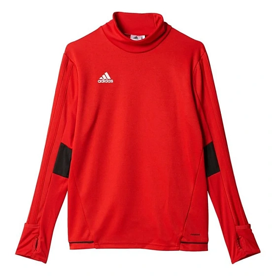 Dětská mikina Tiro 17 TRG TOP JR BQ2754 Červená - Adidas