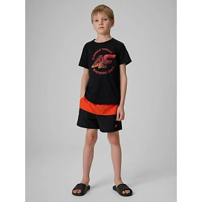 Chlapecké plážové šortky boardshorts 4F 4FJWSS26UBDSM203-62S