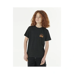 Tričko RIP CURL GRATEFUL SHRED TEE – BOY, černé