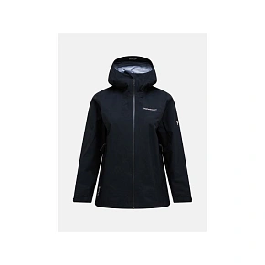 Dámská bunda PEAK PERFORMANCE W Hike Gore-Tex 3L Jacket, černá barva Dámská bunda PEAK PERFORMANCE W Hike Gore-Tex 3L Jacket, černá barva