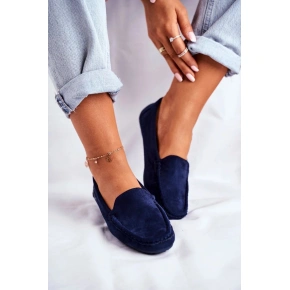 Dámské mokasiny 20PB26 tmavě modré - Step in style