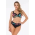 Dámské dvoudílné plavky Barcelona 1 S896BE1 černé s listy - Self