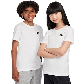 Dětské tričko Nike Sportswear bílé FZ5177 100