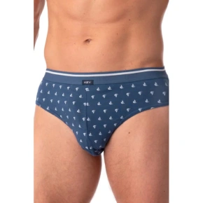 Pánské slipy 2Pack MPP 846 Tmavě modrá mix - Key