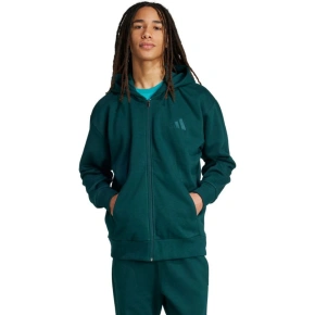 Pánská mikina adidas ALL SZN Fleece Full-Zip zelená JX5101 pánská