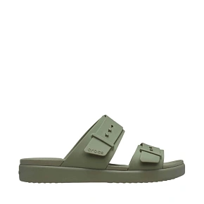 Dámské sandály Crocs Brooklyn Buckle Low, zelené, 211215, 3BX, velikost 39–40