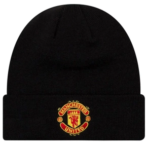 New Era Core Cuff Beanie Manchester United FC Kšiltovka 11213215 Black Jedna velikost