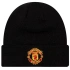 New Era Core Cuff Beanie Manchester United FC Kšiltovka 11213215 Black Jedna velikost