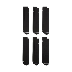 Jordan Everyday Cushioned Crew Socks 6 párů černé HV6228 010