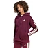 Dámská mikina adidas Essentials 3-Stripes Full-Zip v barvě bordó KX0785