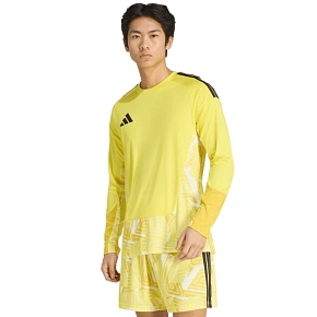 Pánský soutěžní brankářský dres adidas Tiro 26 s dlouhým rukávem žlutý KB5250 pánské