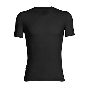 Icebreaker 103661001 Tričko Výstřih u krku Krátký rukáv Lycra, merino vlna, nylon