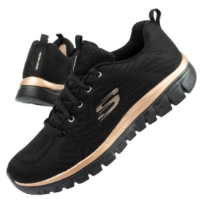 Skechers Get Connected W 12615-BKRG dámské sportovní boty
