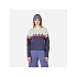 Dámský svetr ROSSIGNOL W PATTERNED TN SWEATER, modrý