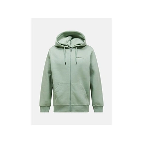 Pánská mikina PEAK PERFORMANCE M Original Small Logo Zip Hood, zelená, pánská Pánská mikina PEAK PERFORMANCE M Original Small Logo Zip Hood, zelená, pánská