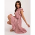 Dámské šaty DHJ SK 892..98 Pudr růžová - Rue Paris