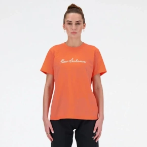 Tričko New Balance S/S Script Tee Gfr W WT41909GFR