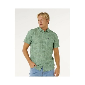 Pánská košile RIP CURL Hypno Micro S/S Shirt, zelená Pánská košile RIP CURL Hypno Micro S/S Shirt, zelená
