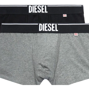 Pánské boxerky 2ks 00SMKX-0LDAQ-E5688 - černá,červená - Diesel