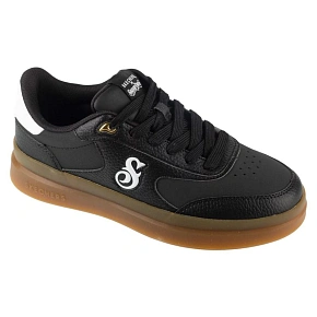 Tenisky Skechers Duraleather Lace Up Snoop Cupsole 251200-BKW, černé, velikost 40