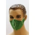 Dvouvrstvá rouška zelená fotbalový míč - Vestis