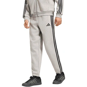 Pánské kalhoty adidas Essentials 3-Stripes Fleece Tapered Cuffed, šedé, KY4127 Pánské kalhoty adidas Essentials 3-Stripes Fleece Tapered Cuffed, šedé, KY4127