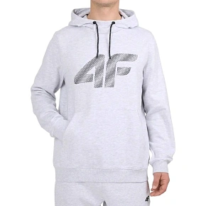 Pánská mikina 4F M2548 cool light grey melange 4FWMM00TSWSM2548 27M pánské