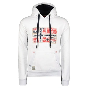 Pánská mikina Geographical Norway GPEPE 2 MEN 100 EO BS2 (WT1874H/GN-WHITE)