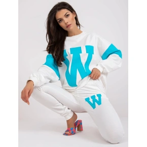 Tepláková souprava FA KMPL 7856.44P bílá a modrá - FPrice