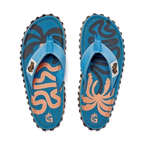 Gumbies unisex žabky ISLANDER FLIP-FLOP BLUE PALMETTO