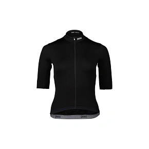 Cyklistické tričko POC W's Thermal Lite Jersey, černé